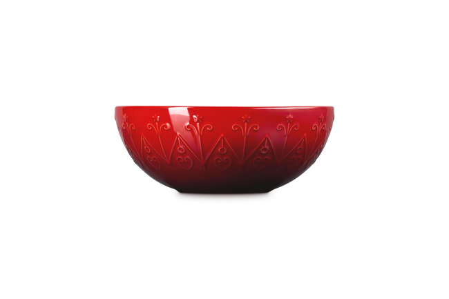 Le Creuset Stoneware Multi Bowl 3L L'Etoile Relief CeriseCerise image number 3