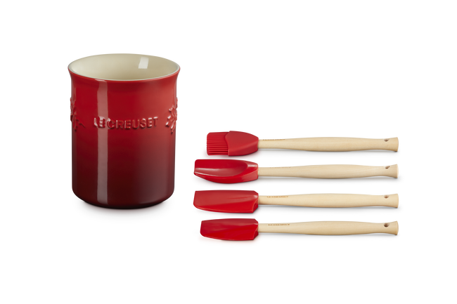 Le Creuset Holly 5-piece Utensil Set image number 4