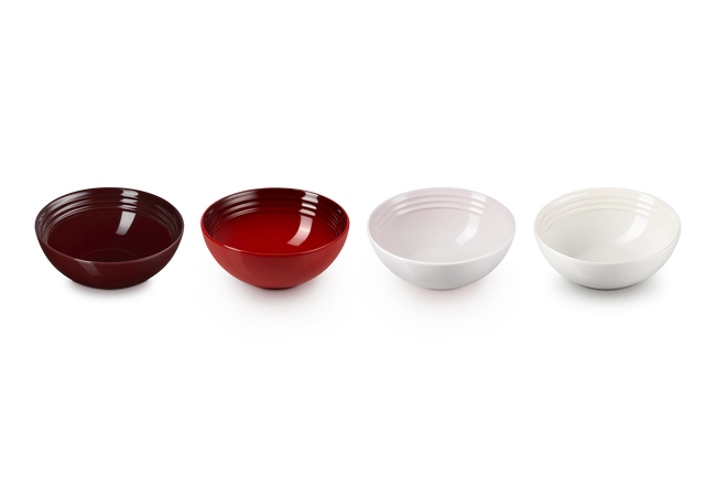 Stoneware Petits Fours Set of 4 Cereal Bowls image number 5