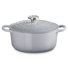 Le Creuset Cast Iron Signature Round Casserole 24cm Ch&acirc;teauCh&acirc;teau image number 1