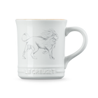 Le Creuset Stoneware Seattle Mug Leo 400ml White image number 3