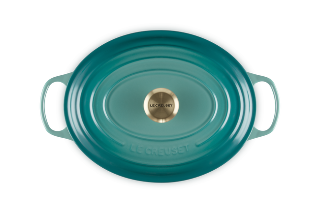 Le Creuset Cast Iron Signature Oval Casserole 31cm RivieraRiviera image number 6