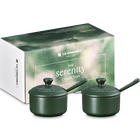 Le Creuset Serenity Stoneware Set of 2 Condiment Pots For&ecirc;tFor&ecirc;t image number 1
