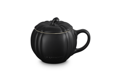Le Creuset Stoneware Pumpkin Mug 400ml Matte Black