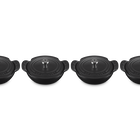 Le Creuset Cast Iron Classic Gourmet Set of 4 Mini-Braiser 13cm Matte Black image number 2