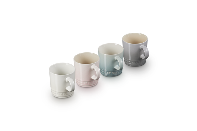 Stoneware Calm Set of 4 Espresso Mugs image number 2