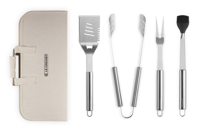 Le Creuset Alpine Outdoor Collection 5-piece Grilling Tools Set image number 3