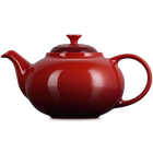 Le Creuset Stoneware Teapot with Stainless Steel Infuser 1.3L CeriseCerise image number 3