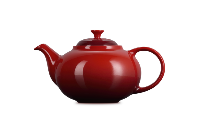 Le Creuset Stoneware Teapot with Stainless Steel Infuser 1.3L CeriseCerise image number 3