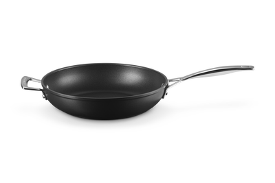 Le Creuset Toughened Non-Stick Deep Frying Pan with Helper Handle 28cm