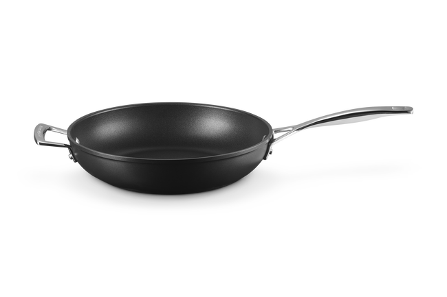 Le Creuset Toughened Non-Stick Deep Frying Pan with Helper Handle 28cm image number 1
