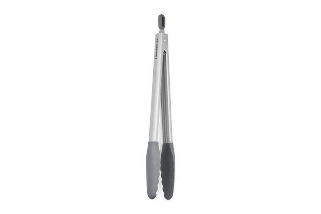 Le Creuset Stainless Steel Tongs with Silicone Tip 37cm Flint image number 1