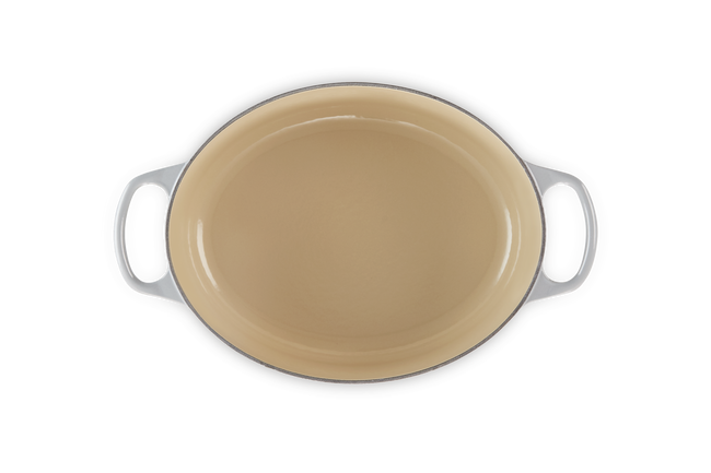 Le Creuset Cast Iron Signature Oval Casserole 31cm Mist GreyMist Grey image number 5