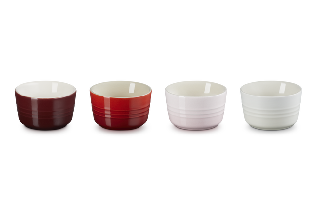 Stoneware Petits Fours Set of 4 Ramekins image number 4