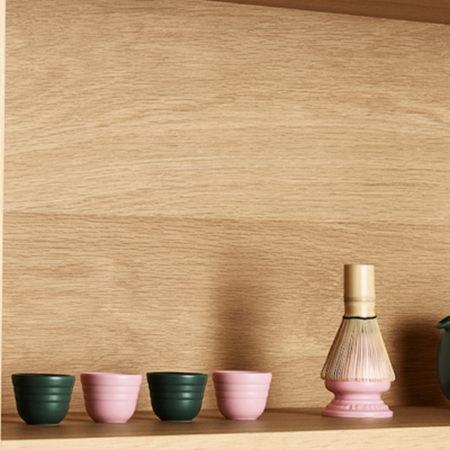 Le Creuset Serenity Stoneware Footless Egg Cups Set of 4 For&ecirc;t & Sugar PinkFor&ecirc;t & Sugar Pink image number 7