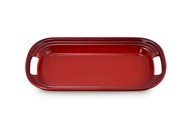 Stoneware BBQ PlatterCerise image number 2