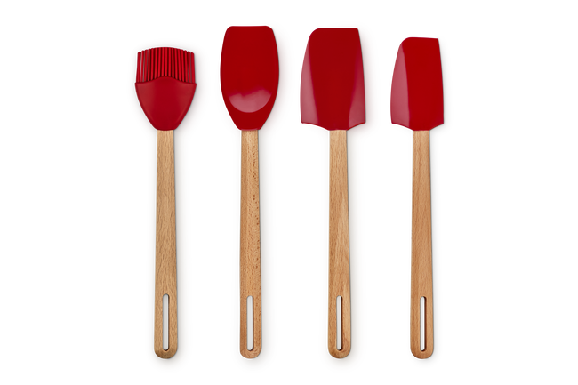 Le Creuset Signature Silicone 4-Piece Utensil Set image number 1