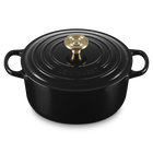 Le Creuset Cast Iron Signature Round Casserole 24cm OnyxOnyx image number 2