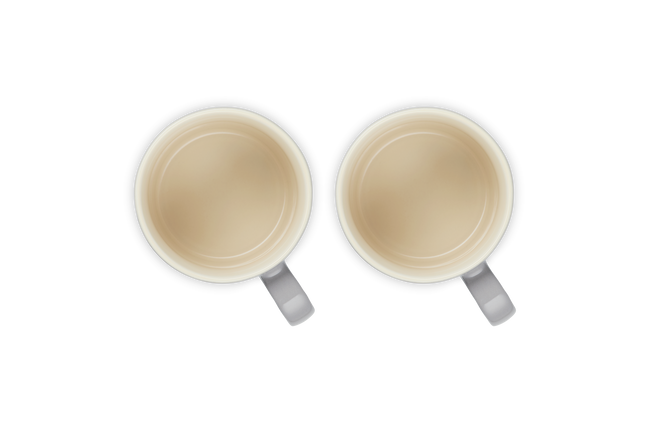Le Creuset Stoneware Set of 2 London Mug 350ml FlintFlint image number 4