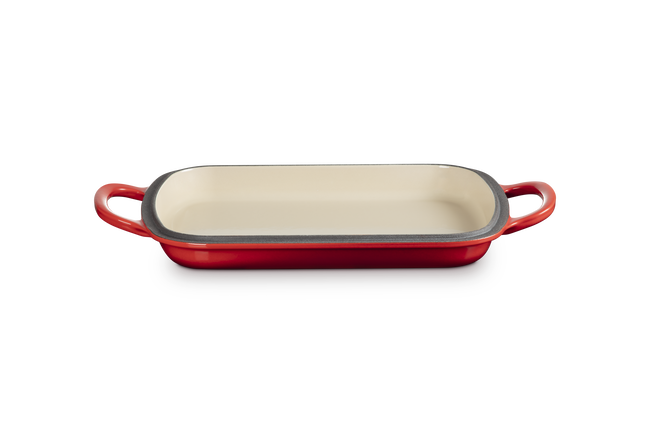 Le Creuset Cast Iron Signature Multifunction Roaster 33cm Cerise image number 3