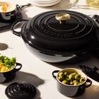 Le Creuset Cast Iron Signature Shallow Casserole 30cm OnyxOnyx image number 6