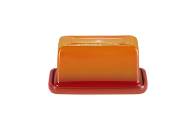 Le Creuset Stoneware Large Butter Dish Flame
