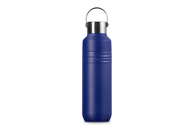 Le Creuset On The Go Insulated Water Bottle 500ml Azure BlueAzure Blue image number 4