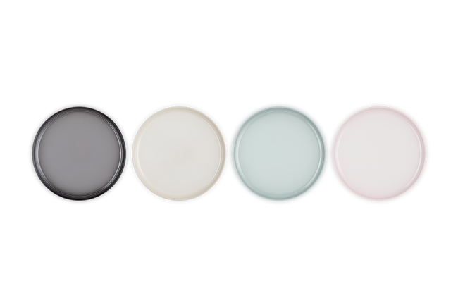 Stoneware Coupe Set of 4 Plates image number 6