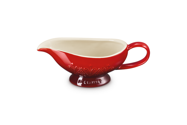 Le Creuset Stoneware Heritage Gravy Boat 460ml L'Etoile Relief image number 3