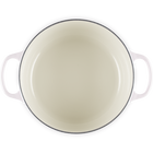 Le Creuset Cast Iron Signature Petal Round Casserole 26cm Shell PinkShell Pink image number 4