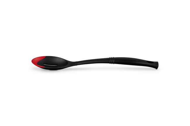 Professional Silicone Edge Slotted SpoonCerise image number 3