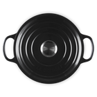 Le Creuset Cast Iron Signature Deep Round Casserole 24cm Black OnyxOnyx image number 5