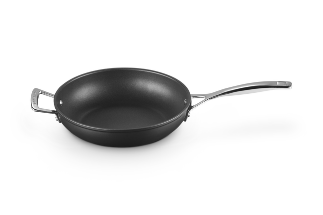 Le Creuset Toughened Non-Stick Deep Frying Pan with Helper Handle 26cm image number 2