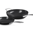 ENSC 2Pcs Frying Pan Set (24cm shallow/28cm deep) image number 1