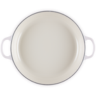 Le Creuset Cast Iron Signature Petal Shallow Casserole 26cm Shell PinkShell Pink image number 5