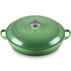 Le Creuset Cast Iron Classic Shallow Casserole 30cm BambooBamboo image number 2