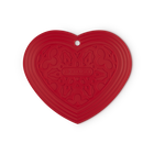 Silicone Heart Trivet CeriseCerise image number 1