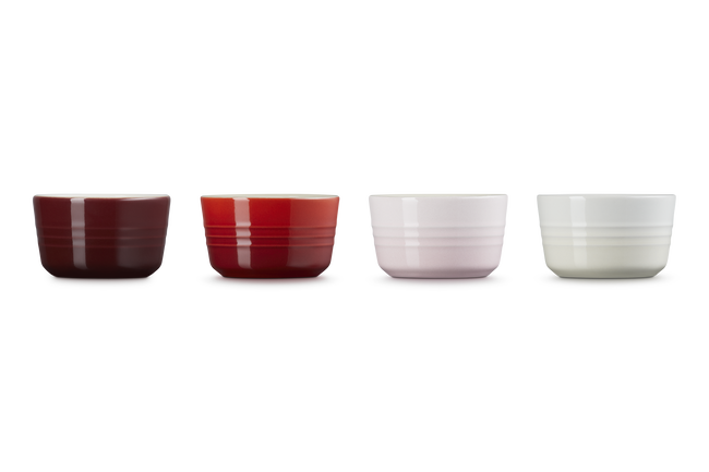 Stoneware Petits Fours Set of 4 Ramekins image number 6