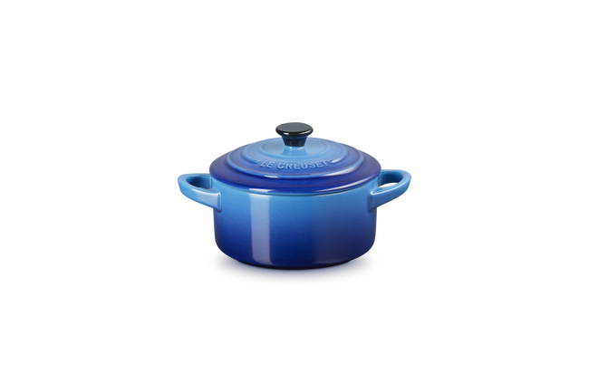 Stoneware Mini CocotteAzure Blue image number 1