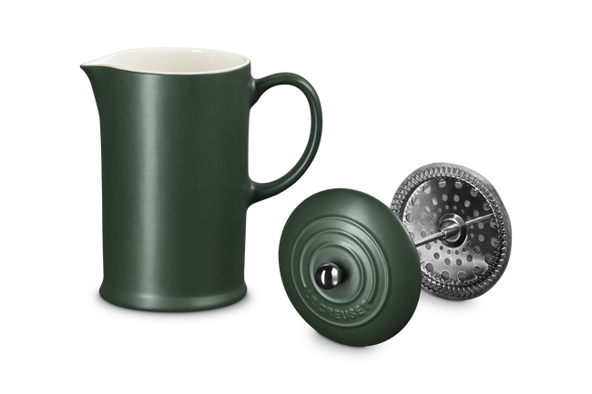 Le Creuset Stoneware Coffee Press 1L For&ecirc;tFor&ecirc;t image number 4
