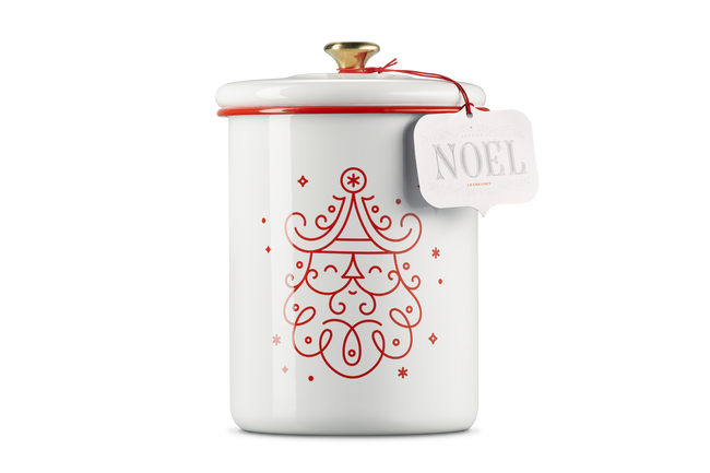 Le Creuset Cookie Jar Noel 4L White image number 3