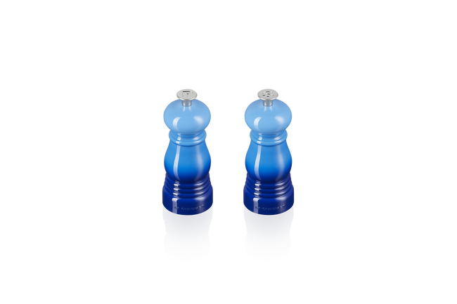Le Creuset Mini Salt & Pepper Mill Set 11cm Azure BlueAzure Blue image number 10
