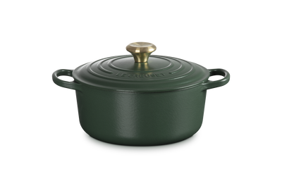 Le Creuset Cast Iron Signature Round Casserole 24cm For&ecirc;t