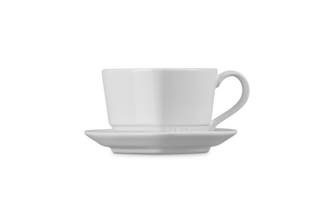 Le Creuset Stoneware Heart Mug with Saucer 220ml image number 4