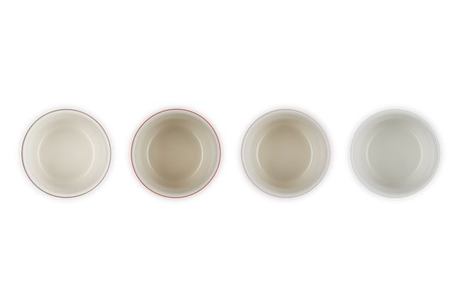 Stoneware Petits Fours Set of 4 Ramekins image number 7