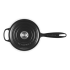 Le Creuset Cast Iron Signature Saucepan 18cm Matte BlackMatte Black image number 5