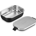 Le Creuset On The Go Lunch Box 900ml Matte BlackMatte Black image number 1