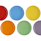 Stoneware Rainbow Set of 6 Coupe Pasta Bowls image number 5