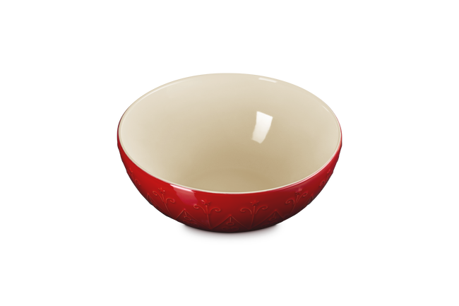 Le Creuset Stoneware Multi Bowl 3L L'Etoile Relief CeriseCerise image number 2