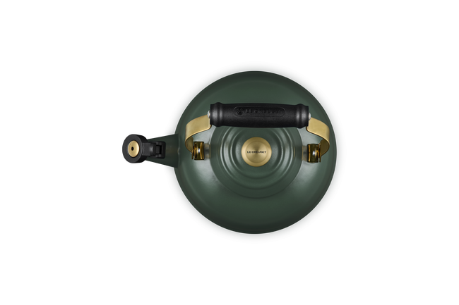 Le Creuset Whistling Teakettle with Gold Knob 1.6L For&ecirc;tFor&ecirc;t image number 4
